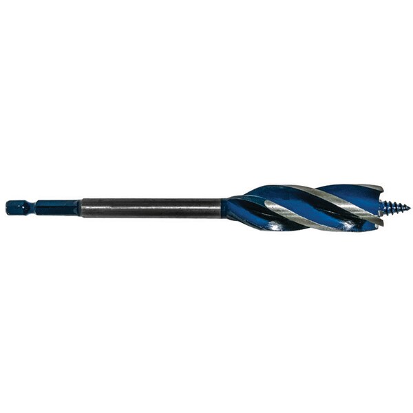 Century Drill And Tool Speed Cut Augerbit 11/16 Overall Length 6 Flute Length 2-1/4 Shank 1/4 38644